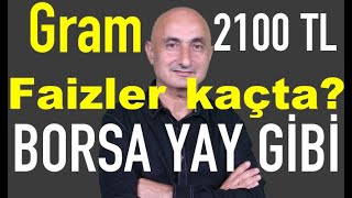 Mevduat faizlerinde son durum  Kapalıçarşıda gram altın 2100 TL  Borsada ralliye devam [upl. by Fregger438]