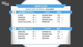 Linthwaite CC 1st XI v Flockton CC 1st XI [upl. by Ayotyal]