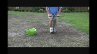 Lawn repair  Transplant Grass  Grass repair ProPlugger [upl. by Ailefo]