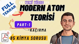 Modern Atom Teorisi  Soru Çözümü  Kimya Full Tekrar  AYT Part01 [upl. by Avaria938]