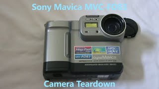 Sony Mavica MVCFD83 Camera Teardown [upl. by Iffar]