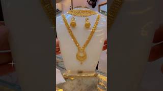 gold necklace jhumka design ytshort youtubeshorts viralshorts viralvideo [upl. by Yaron]