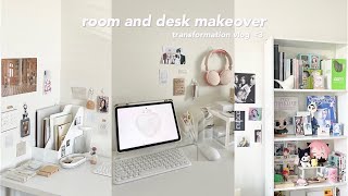 Extreme room amp desk transformation 🎧 🛒 aesthetic pinterest inspired  lots of kpop and anime [upl. by Asereht]