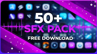 50 FREE SFX PACK FOR BEGINNER YOUTUBERS🔥 [upl. by Saint]