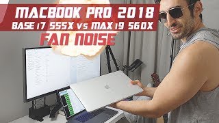 MacBook Pro Fan Noise Review  i78750H 555X vs i98950HK 560X [upl. by Goth370]