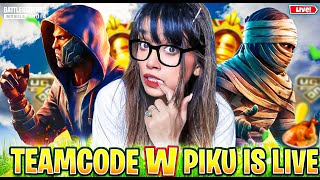 🔴Live BGMI LIVE WITH PIKU JOIN WITH TEAMCODE 🔱😍 shorts shortsfeed pubgmobile bgmi shortvideo [upl. by Madox]