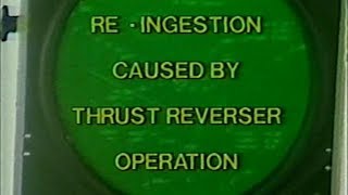 Reingestion caused by Thrust Reverser Operation [upl. by Ayocal20]