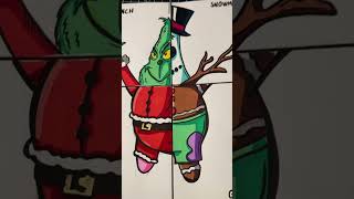 Drawing with Posca markers But in 4 styles Christmas edition Finale [upl. by Schroer]