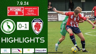 HIGHLIGHTS  Biggleswade Town 0  1 Bromsgrove Sporting [upl. by Emerej]