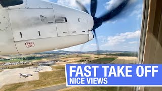 Take Off  RheinNeckar Air  Dornier 328  Kassel KSF [upl. by Callida79]