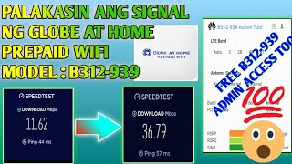 Paano palakasin ang Globe At Home Prepaid WiFi B312939  B312939 Free Admin Access Using Android [upl. by Shirberg951]