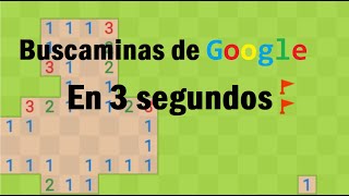 SpeedRun buscaminas de Google  Easy en 3 segundos [upl. by Eseenaj669]