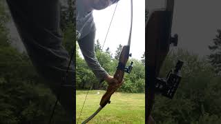 Recurve bow test shot 2 [upl. by Ahk548]