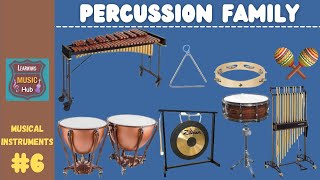 PERCUSSION FAMILY  INSTRUMENTS OF THE ORCHESTRA  LESSON 6  LEARNING MUSIC HUB  ORCHESTRA [upl. by Zeb809]