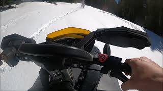 Snowmobiling amp Snow Biking on a Ski Mountain [upl. by Powers]