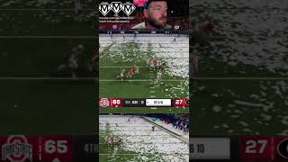 Hit sticked for a 31 YD TD ps5 easportscollegefootball25 head2head [upl. by Kaczer]