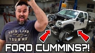 59 Cummins in a Ford 🤯 Fummins Part 1 [upl. by Nnylaehs225]