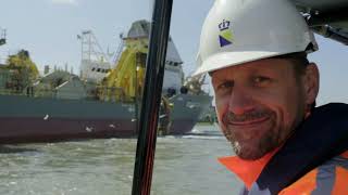 Boskalis Nederland project Nieuwe Waterweg met Johan van der Vorm [upl. by Juan549]