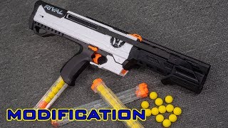 MOD Pump Action Nerf Rival Helios  3D Printed Kit by F10555 [upl. by Ahsaeit]