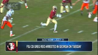 ACC NOW UPDATE FSU Greg Reid Arrested [upl. by Ng]