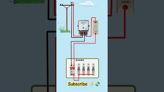 6 Way MCB Box Connection  Distribution BoxWiringConnection shorts comedyyoutubeshorts [upl. by Hunger]