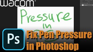 Photoshop Fix Pen Pressure in Photoshop after disabling Windows Ink  Blitz Tips [upl. by Yehsa341]