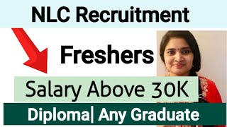 NLC Recruitment for Freshers Any Graduate Any Batch For Freshers Jobs 2024 [upl. by Pickett280]