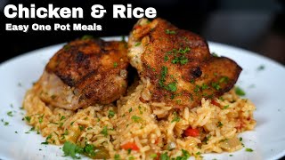 How To Make Chicken amp Rice  Easy One Pot Recipes MrMakeItHappen [upl. by Aner]