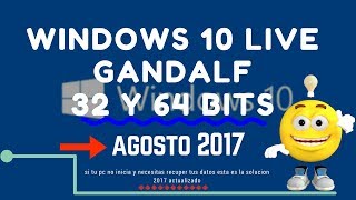 WINDOWS 10 LIVE 32 Y 64 BITS UNA SUPER HERRAMIENTA PARA TÉCNICOS 2019 [upl. by Schreibe]