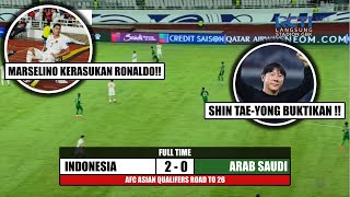 KEMENAGAN LUAR BIASA KELAS EROPA Inilah Hasil Indonesia vs Arab Saudi Malam Ini  Indonesia vs Arab [upl. by Esoj]