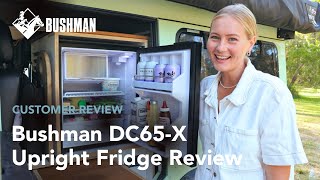 Bushman DC65X  65L Upright Fridge Review  Max amp Andrew [upl. by Aikyt]