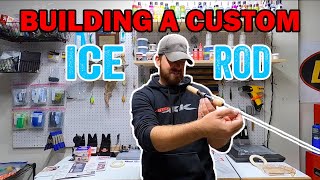 Building A CUSTOM ICE FISHING ROD Complete Beginners Starter Kit For Rod Building Mudhole Kit Ep1 [upl. by Bounds463]