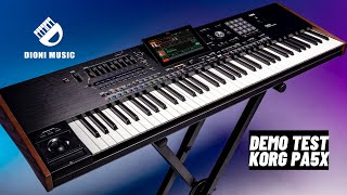 Dionis Bashaj  Demo Test Korg Pa5X [upl. by Yecad]