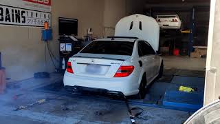 2009 C63 AMG 4876 whp 45368 ftlbs Dyno Run Tuned by eightysixtuned [upl. by Dijam]