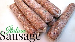 How to Make Italian Sausage  Sweet and Spicy Recipe  PoorMansGourmet [upl. by Eniahpets]