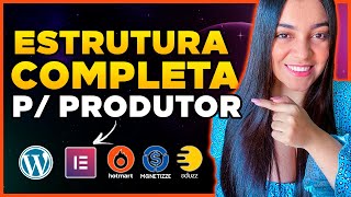 Estrutura para Produtor Como Criar Site Página de Vendas CPL Páginas de Captura e  Elementor [upl. by Mehala774]