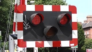 Railway Crossing at Lansdowne Road Station Dublin [upl. by Calabrese62]