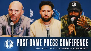 Jason Kidd Klay Thompson amp Kyrie Irving  Post Game Press Conference DEN  111024 [upl. by Aihtnyc]