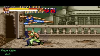 Final Fight 2  Carlos Super Nintendo [upl. by Mcclenaghan706]