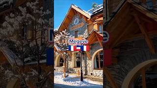 🗻 Megeve France 🇫🇷 tourism travel visit france snow snowfall fyp shorts youtubeshorts [upl. by Demetrius]