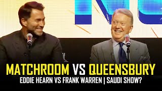 EDDIE HEARN VS FRANK WARREN  BOXING SHOW IN SAUDI ARABIA 👀 [upl. by Hyacinth]