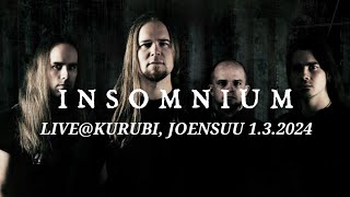 Insomnium  Live  KerubiJoensuu Finland 132024 [upl. by Eedoj]