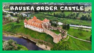 Exploring Bauska Order Castle Latvia’s Medieval Fortress 🏰 🇱🇻 [upl. by Burger131]