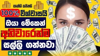 EARN MONEY ONLINE SINAHALA 2024  තාම සතයක්වත් හොයපු නැති අයට මේ VIDEO එක  HOW TO MAKE MONEY ONLINE [upl. by Lav221]