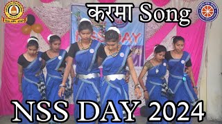 KARMA SONG NSS DAY 2024 GOVT B P COLLEGE ARANG [upl. by Radek]