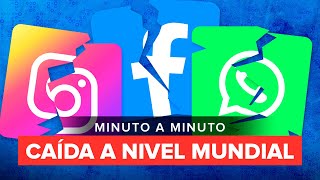 Murió WhatsApp la aplicación se cayó junto con Facebook e Instagram [upl. by Grosz834]