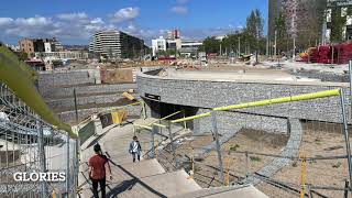 ¡SOLO FALTAN LOS DETALLES OBRAS TRANVIA DIAGONAL  BARCELONA MAYO 2024 [upl. by Ayotol]