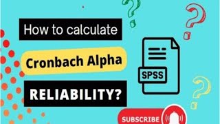 How to calculate cronbachs Alpha Reliability cronbach alpha in spss acceptable range [upl. by Ellennaj]