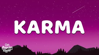 JoJo Siwa  Karma Lyrics [upl. by Nylg]