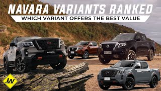 Nissan Navara Variants Ranked Calibre X VS Pro 4x VS VL 4x4 VS VL4x2 vs VE [upl. by Okimat]